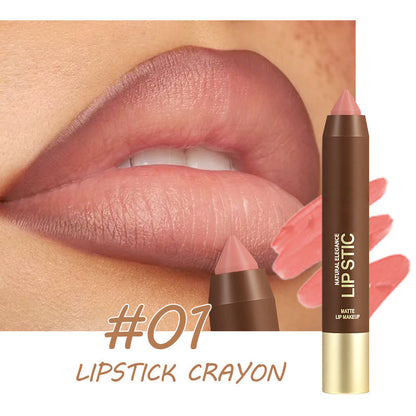 💋 Long-Lasting Matte Lip Crayon – 2-in-1 liner & lipstick, hydrating & precise