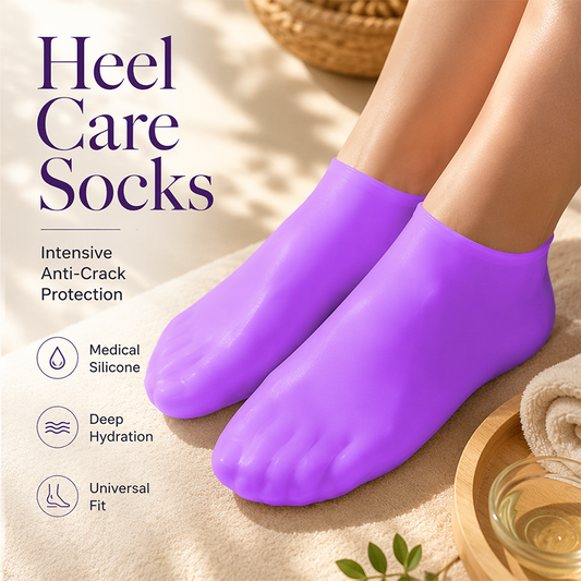 📢📢50% OFF !! ⏰Silicone Moisturizing Socks for Dry Cracked Feet