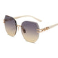 🎉 Statement Rimless Sunglasses – Bold Face, Zero Blind Spots ✨
