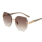 🎉 Statement Rimless Sunglasses – Bold Face, Zero Blind Spots ✨