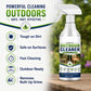 🌿 LIMITED-TIME 50% OFF! Outdoor Surface Cleaner Spray, Fast Acting Stain Remover for Patio, Wooden Furniture & Outdoor Surfaces