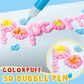Magic Pen – Draw 3D with one stroke!🎄 DIY Bubble Popcorn Drawing Pens