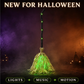 ⏳Limited-time 55% off⏰Animated Witch Broom Halloween Decoration with Lights and Sound🧙