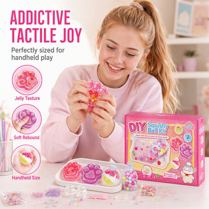 🐱 50% OFF NOW! 🧊 DIY Fried Ice Squishy Toy Kit – Cat claw design, squishy fun & creative – Perfect for sensory play & stress relief for kids ✨ 3