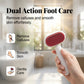 🦶 Double-Sided Foot Scraper – Removes calluses & dead skin easily – For smooth, baby-soft feet at home ✨