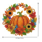 🍂 Autumnal Pumpkin Wreath Diamond Painting Hanging Decor, Complete DIY Kit