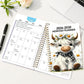 🐮 50% OFF 🌟 Adorable Highland Cow 5-Year Planner (2027–2030) ✨
