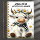 🐮 50% OFF 🌟 Adorable Highland Cow 5-Year Planner (2027–2030) ✨
