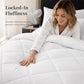 NOW! 3-Piece Quilted Comforter Set with Shams – All Season Cloud Soft Bedding Set, Diamond Quilted Bed Comforter for Bedroom Guest Room