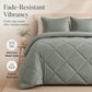 NOW! 3-Piece Quilted Comforter Set with Shams – All Season Cloud Soft Bedding Set, Diamond Quilted Bed Comforter for Bedroom Guest Room