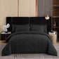 NOW! 3-Piece Quilted Comforter Set with Shams – All Season Cloud Soft Bedding Set, Diamond Quilted Bed Comforter for Bedroom Guest Room