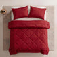 NOW! 3-Piece Quilted Comforter Set with Shams – All Season Cloud Soft Bedding Set, Diamond Quilted Bed Comforter for Bedroom Guest Room