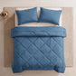 NOW! 3-Piece Quilted Comforter Set with Shams – All Season Cloud Soft Bedding Set, Diamond Quilted Bed Comforter for Bedroom Guest Room