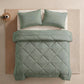 NOW! 3-Piece Quilted Comforter Set with Shams – All Season Cloud Soft Bedding Set, Diamond Quilted Bed Comforter for Bedroom Guest Room