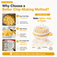 🥔DIY Microwave Potato Chip Maker with Slicer Bowl Set🍟