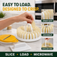 🥔DIY Microwave Potato Chip Maker with Slicer Bowl Set🍟
