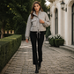 🔥New Hot Selling-50% Off!!🌿Women's Cropped Houndstooth Jacket