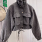 🔥New Hot Selling-50% Off!!🌿Women's Cropped Houndstooth Jacket