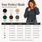 🧶 Ribbed Texture, Easy Everyday Fit | Women's Classic Crew-Neck Knit Top🧥