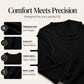 🧶 Ribbed Texture, Easy Everyday Fit | Women's Classic Crew-Neck Knit Top🧥