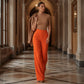 Women's Slimming High-Waist Flared Pants