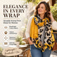 Versatile Lightweight Leopard Print Shawl Scarf
