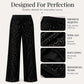Women's Sparkling Sequin Wide-Leg Pants