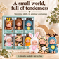 Mini Lifelike Realistic sleeping baby doll set with animal costumes