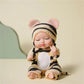 Mini Lifelike Realistic sleeping baby doll set with animal costumes