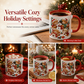 ❄️🎁Christmas Promotion✨Festive Christmas Highland Cow and Snowman Ceramic Mug