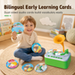 🎵50% OFF NOW! Kids Multifunctional Bluetooth Learning Phonograph Toy – Screen-Free Tactile Card Reader, Early Education Story Player with Voice Recording, Preschool Educational Toy