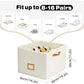 ⏰🔥LIMITED TIME 49% OFF! 👟 Fabric Shoe Organizer Storage Box – Foldable, Large Capacity, Dustproof & Breathable for Closet & Bedroom 🧺✨